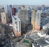 Ход строительства дома 1.1-1.4 в ЖК Теплые Кварталы -