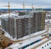 Ход строительства дома 5 в ЖК Гренландия -