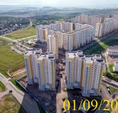 Ход строительства дома № 13 в Микрорайон Нанжуль-Солнечный -