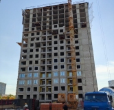 Ход строительства дома литер 16 в ЖК Йондоз -