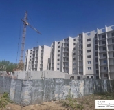 Ход строительства дома 10 в ЖК По ул. им. В.И. Медведева -