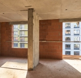 Ход строительства дома 5 в ЖК Брусника в Академическом -