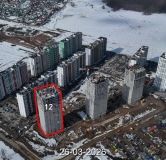 Ход строительства дома литер 12 в ЖК 8 Марта -
