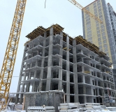 Ход строительства дома 309а, корпус 1 (секция 4, 4 этап) в ЖК Мир -