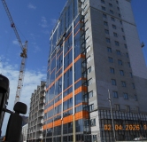 Ход строительства дома блок А в ЖК Перспектива -