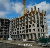 Ход строительства дома 1826 (ГП-76) в ЖК Беринг -