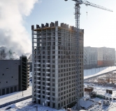 Ход строительства дома № 117, корпус 13 (4Б) в ЖК Фатера -