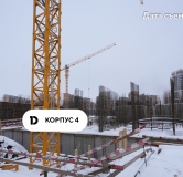 Ход строительства дома Литер 4 (16-1) в ЖК Ридс (REEDS) -
