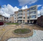 Ход строительства дома 1 в ЖК Трио -