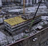 Ход строительства дома 1 в ЖК Комсомольский -