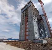 Ход строительства дома 6 в ЖК Уральский -