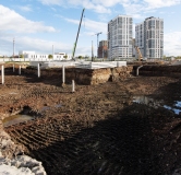 Ход строительства дома 10, корпус 3 в ЖК Остров-сад -