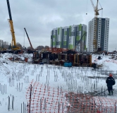 Ход строительства дома 6 в ЖК ЭКО-квартал на Кедровой -