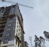 Ход строительства дома 1 в ЖК Шишкин. Арт -