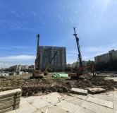 Ход строительства дома 150 в ЖК Антверпен -