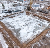 Ход строительства дома 8.1 в ЖК Остров на Норильской -