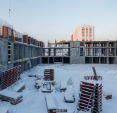 Ход строительства дома 6.1 в ЖК Пшеница -