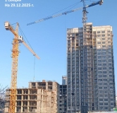 Ход строительства дома 30Б, секция 1 в ЖК Челны Сити -