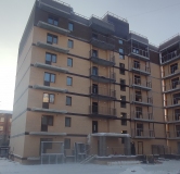 Ход строительства дома 1 в ЖК Иркут -