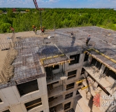 Ход строительства дома 1 этап, Корпус Е в ЖК Квартал Заречье -