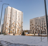 Ход строительства дома секции Д,Е,Ж,И в ЖК Новая Дема -