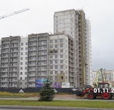 Ход строительства дома 47-01 в ЖК Время -