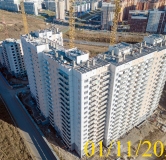 Ход строительства дома 11 в Микрорайон Нанжуль-Солнечный -