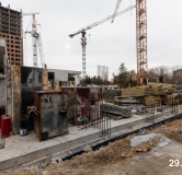 Ход строительства дома 1 в ЖК Никс Про на Лесопарковой -