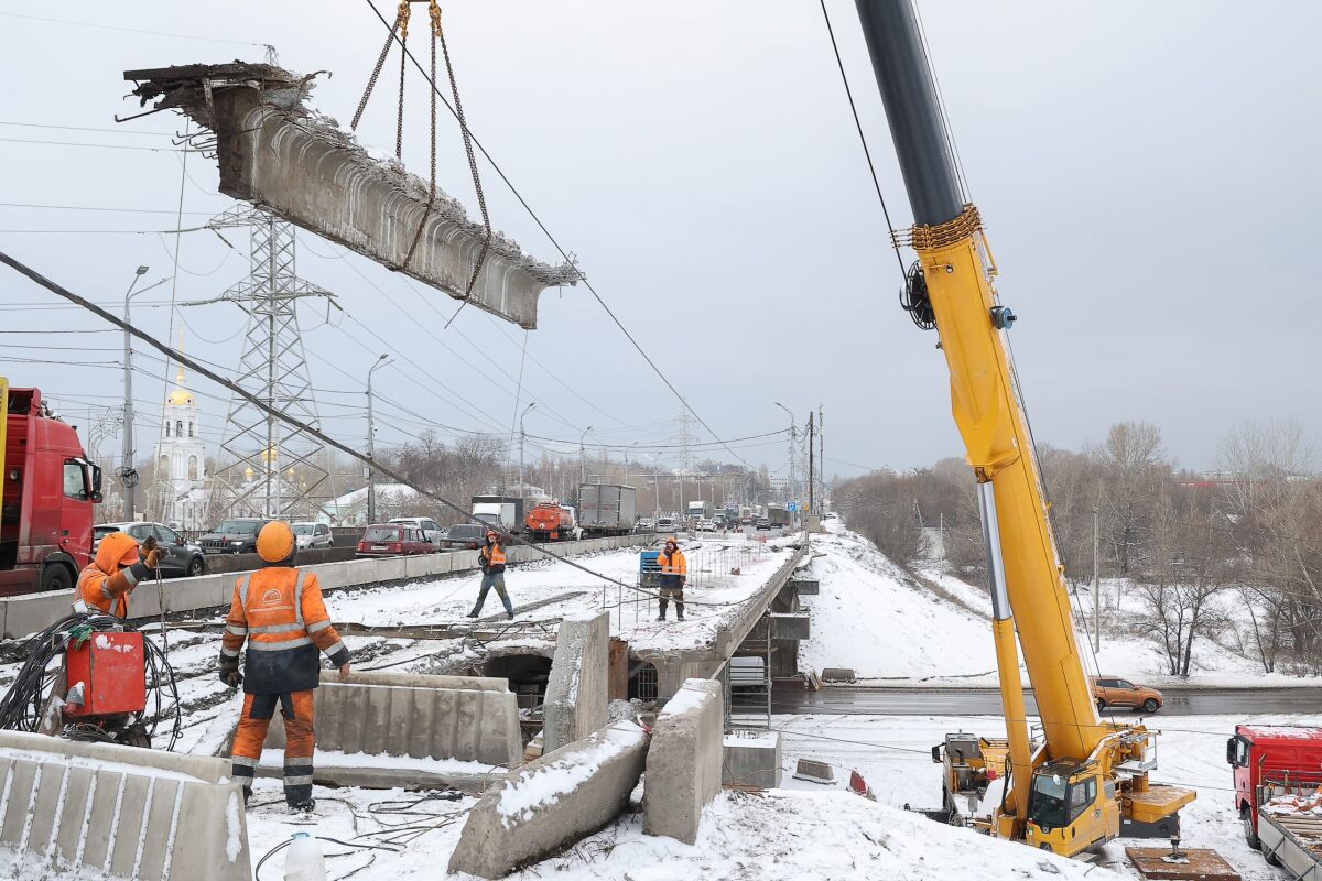 Путепровод у Мызинского моста в Нижнем Новгороде могут отремонтировать досрочно - фото 1