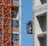 Ход строительства дома 93, секция 6,7  (2 этап) в ЖК Мылзавод -