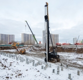 Ход строительства дома 14, корпус 1 в ЖК Остров-сад -