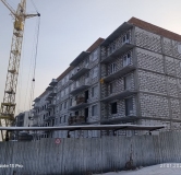 Ход строительства дома № 4 в ЖК Сибирский двор -