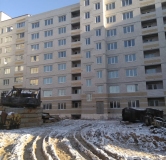 Ход строительства дома № 34, блок-секция № 3 в ЖК Спортивный -