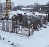 Ход строительства дома 2 в ЖК Дебют -