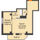 2 комнатная квартира 68 м², ЖК Sacco & Vanzetty, 82 (Сакко и Ванцетти, 82) - планировка
