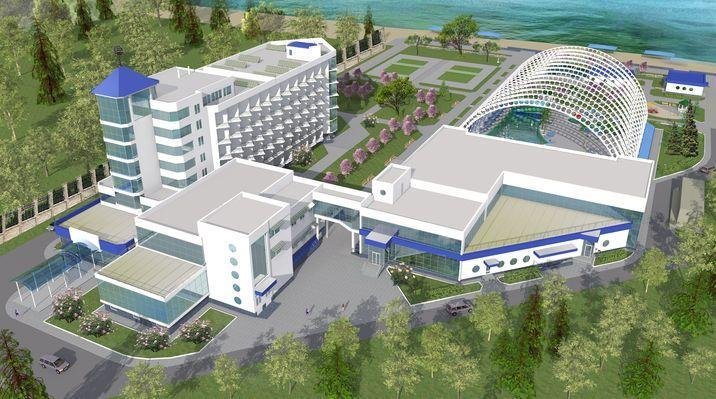 В Крыму продается строящийся круглогодичный курортный комплекс с ТРЦ и парком - фото 1