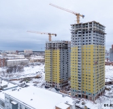 Ход строительства дома 3,4 в ЖК Лето на Титова -