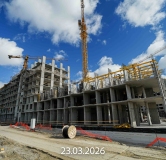 Ход строительства дома 1826 (ГП-76) в ЖК Беринг -