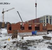 Ход строительства дома поз. Л5.3 в ЖК Ёлки Парк (Elky Park) -