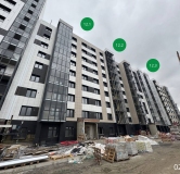 Ход строительства дома 12, секция 12.1, 12.2, 12.3 в ЖК Авиатоr -