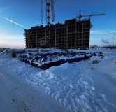 Ход строительства дома 4 в ЖК Окская Стрелка -