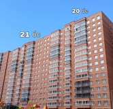 Ход строительства дома секция 21 в ЖК Мега -