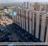Ход строительства дома 5-8, секция 8 в ЖК SkySeven (Лайнер)  -
