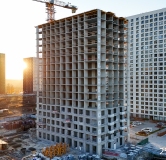 Ход строительства дома № 117, корпус 12 (4А) в ЖК Фатера -
