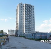 Ход строительства дома 45 в ЖК Высота 45 -