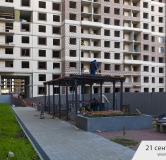 Ход строительства дома 30, секция 10-19 в ЖК Московский -