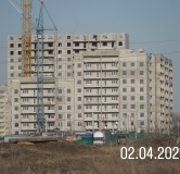 Ход строительства дома 22-12 в ЖК Романтики -