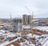 Ход строительства дома 8.1 в ЖК Остров на Норильской -