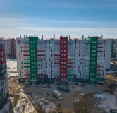 Ход строительства дома 5 в ЖК Вишневая Горка -
