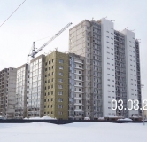 Ход строительства дома 47-01 в ЖК Время -
